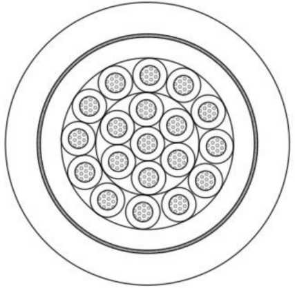 Cross-section of 19 cores watertight cable.jpg