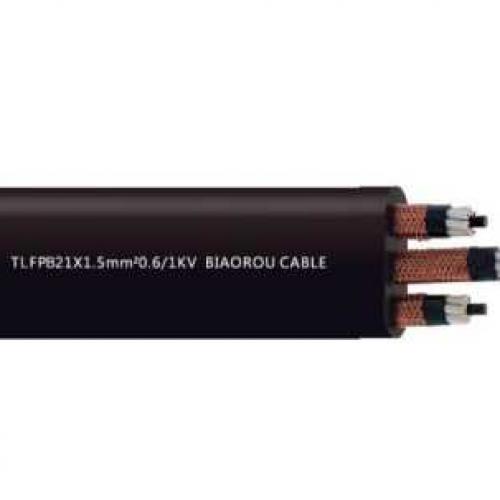 Shielded Festoon Cable, Flat,  0.6/1kV